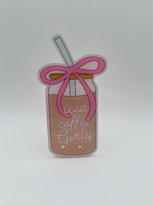 Coffee Girl Lash Tile