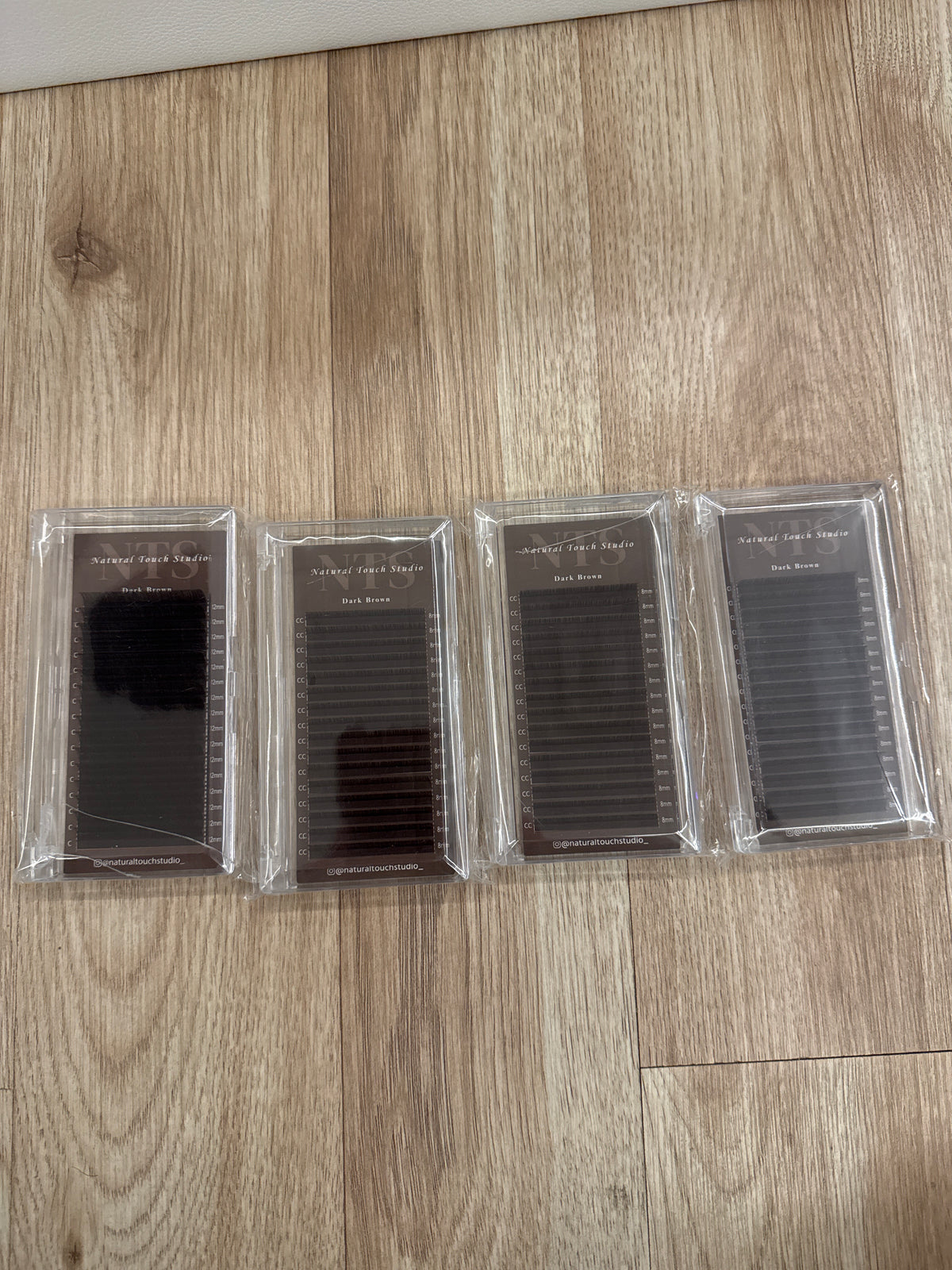 Dark brown lash trays ( didn’t make the cut)
